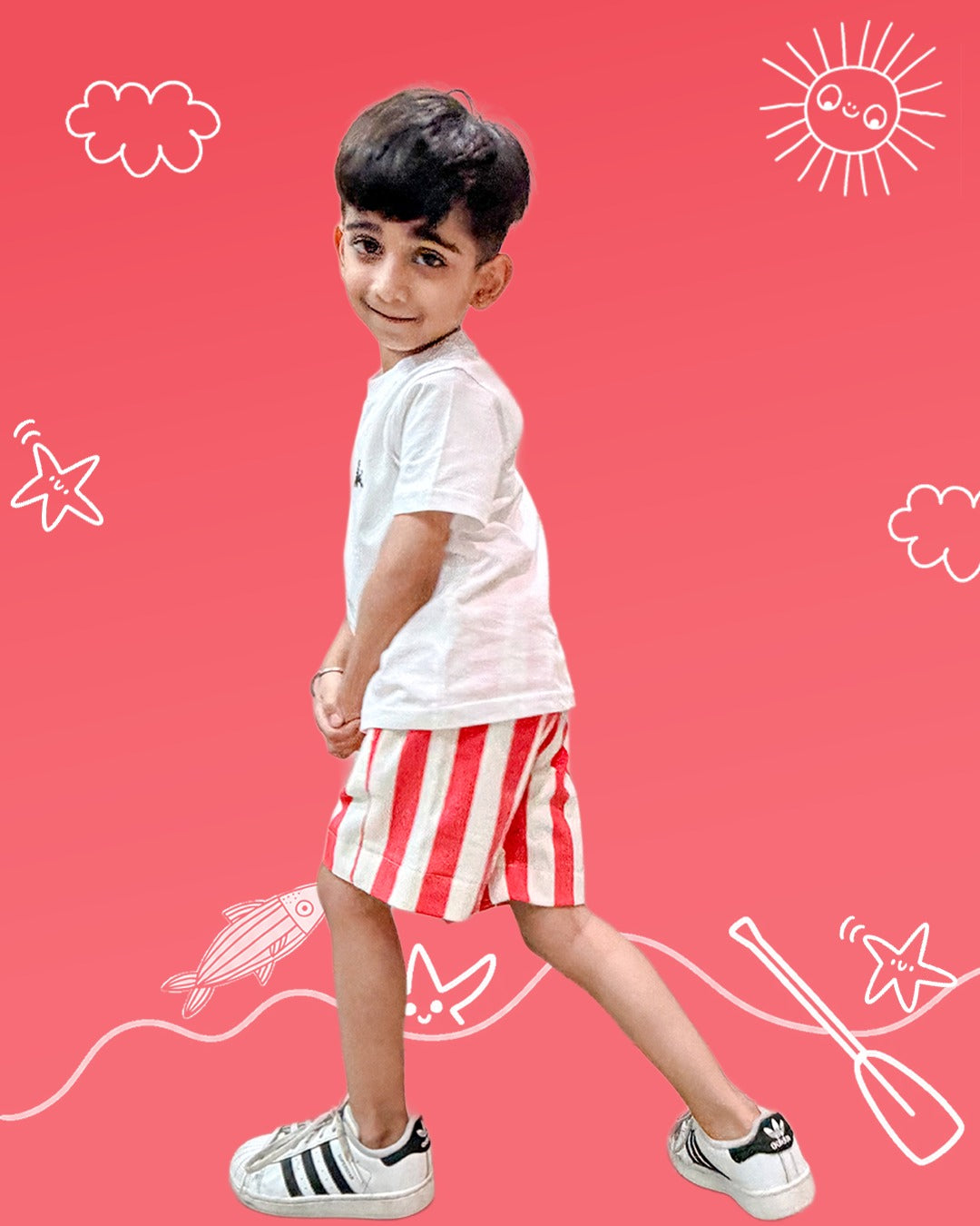 Candy Stripe Play Shorts