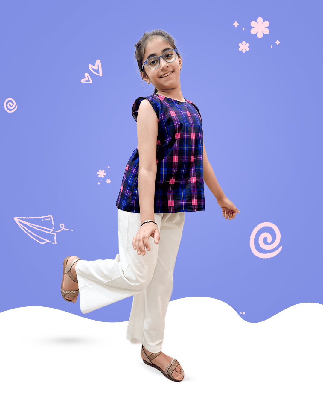 Berry Check Top