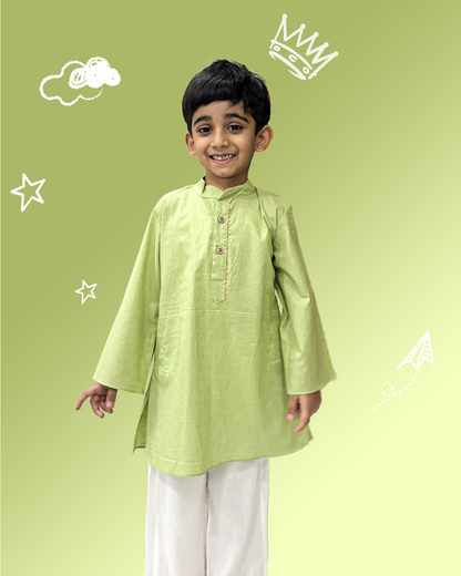 Boys Pista Prince Kurta Pyjama