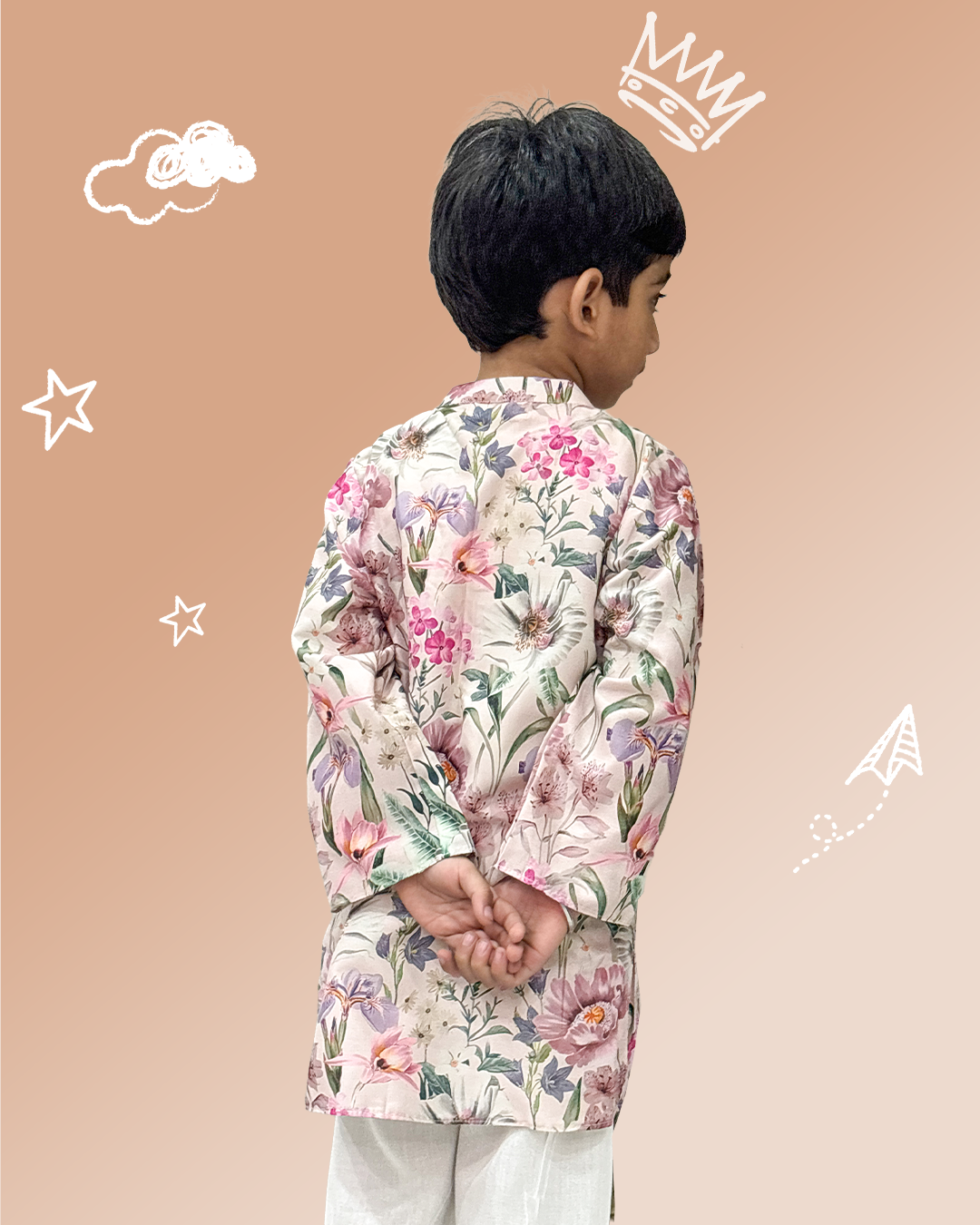 Boys Rosy Royale Kurta Pyjama