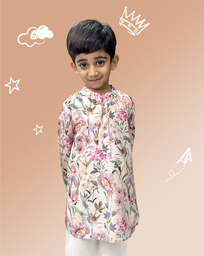 Boys Rosy Royale Kurta Pyjama