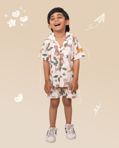 Boys Animal Print Shirt