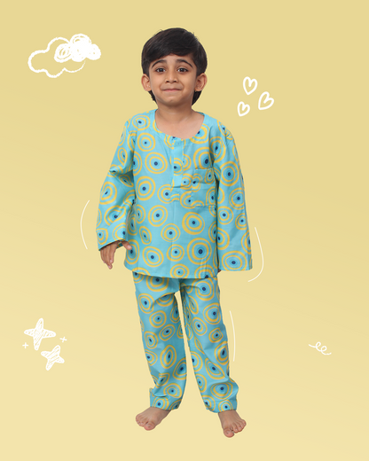 Boys Evil Eye Print Coord Sets