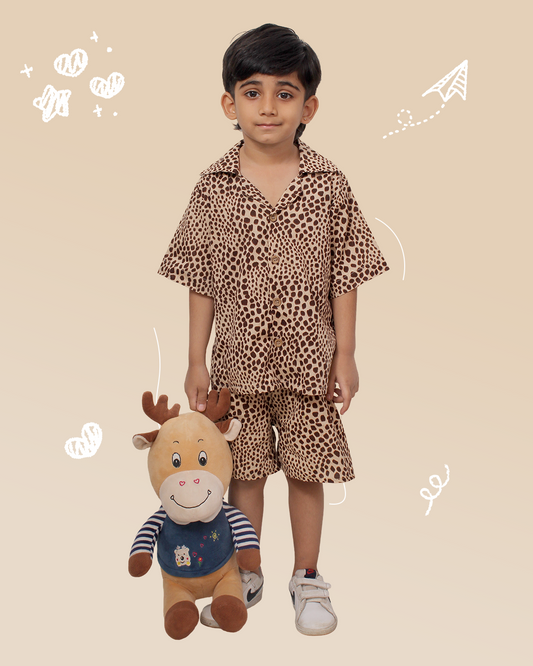 Boys Tiger Print Shirt