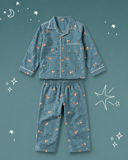 Fox Trail Cotton Night Suit