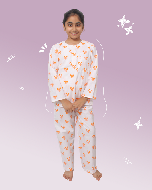 Rabbit Print Night Suit