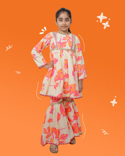 Girls Sharara Set