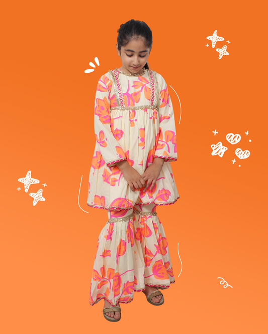 Girls Sharara Set