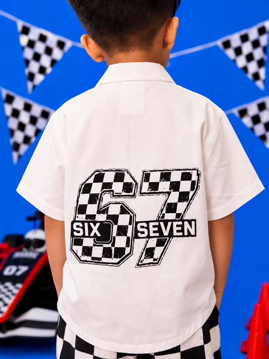 PicklePop Racing Club – Speed 67 Kids Shirt