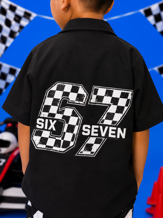 PicklePop Racing Club – Speed 67 Kids Shirt