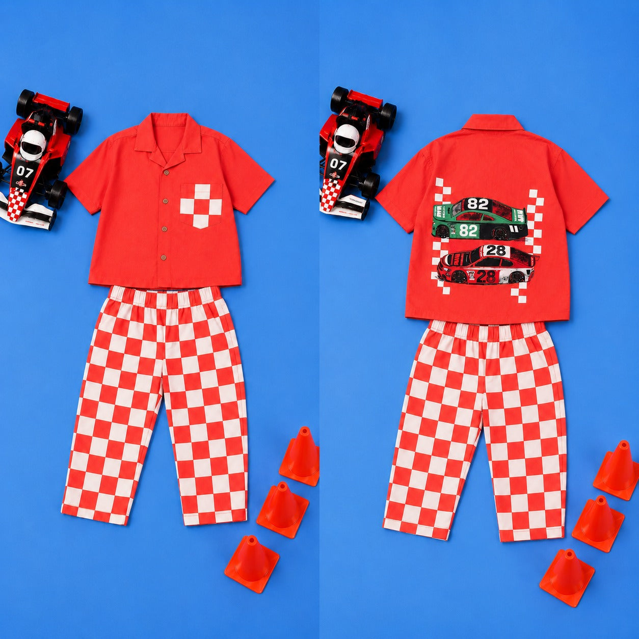 PicklePop Racing Club – Twin Racer Kids Shirt