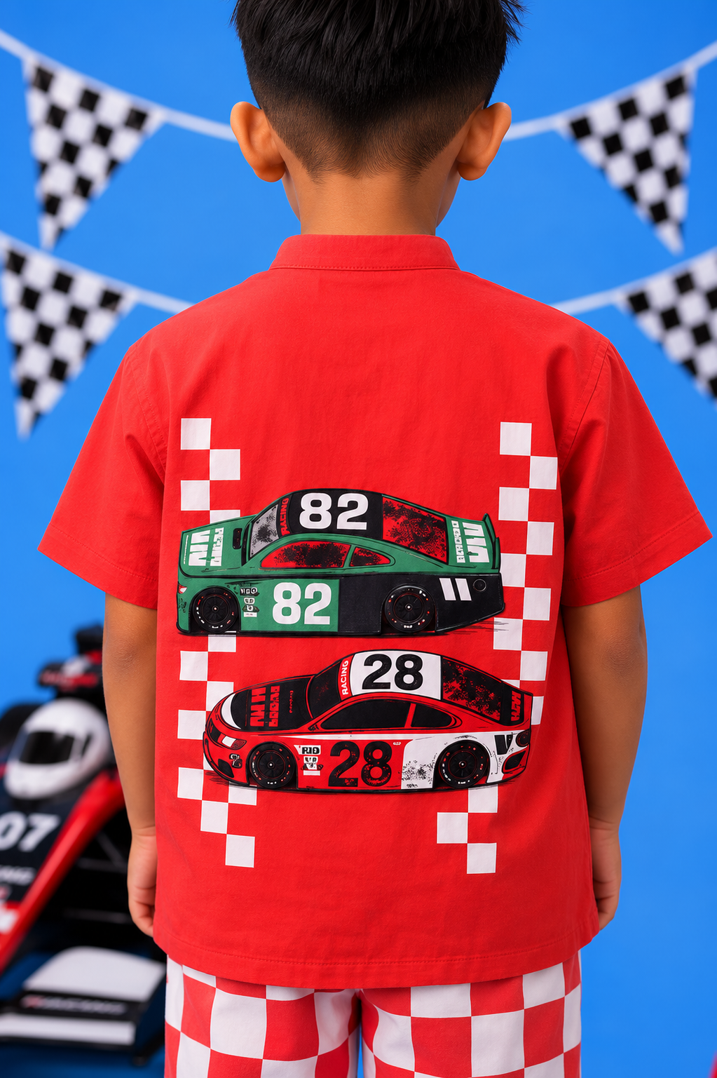PicklePop Racing Club – Twin Racer Kids Shirt