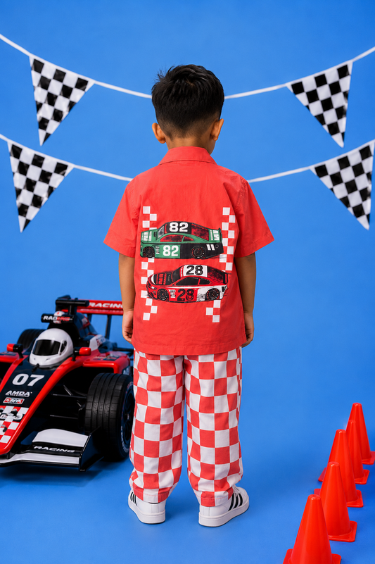 PicklePop Racing Club – Twin Racer Kids Shirt