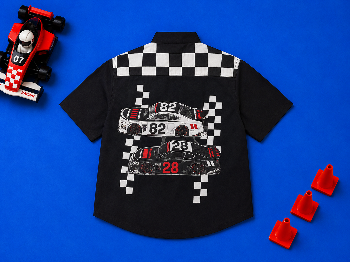 PicklePop Racing Club – Twin Racer Kids Shirt