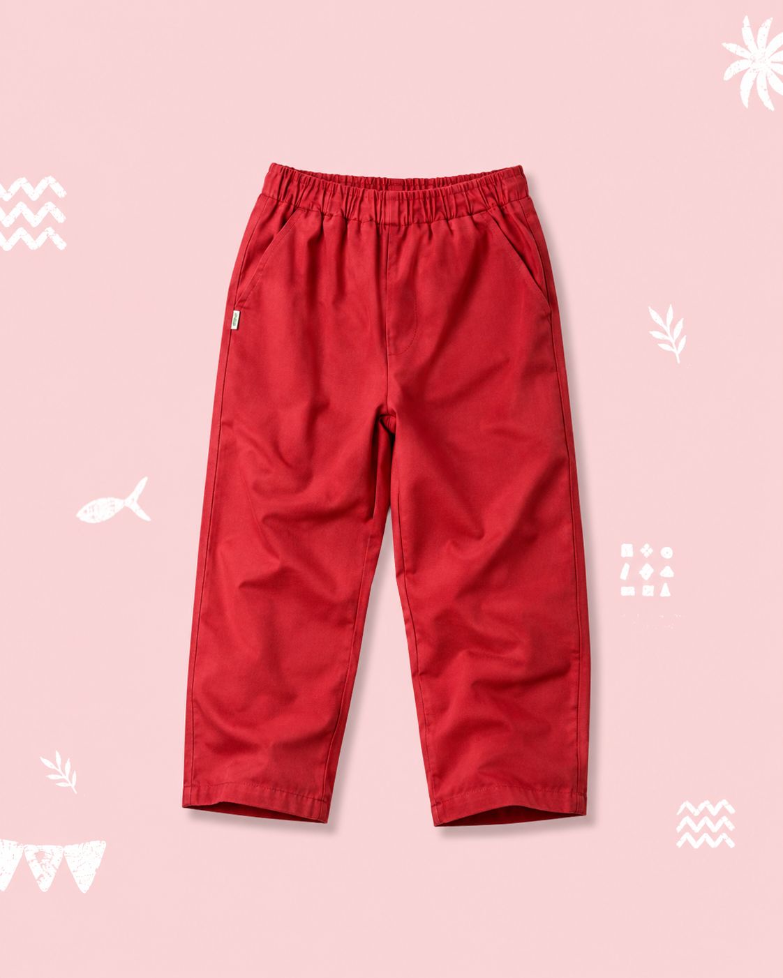 Rust Red Utility Cargo Pants