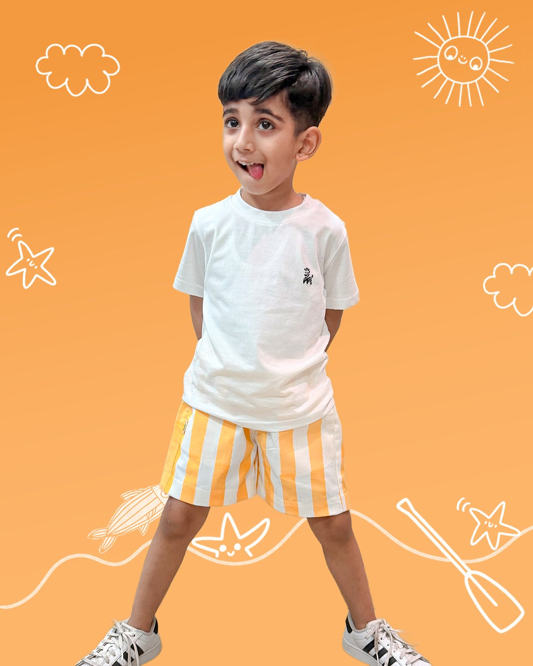Sunbeam Stripe Shorts